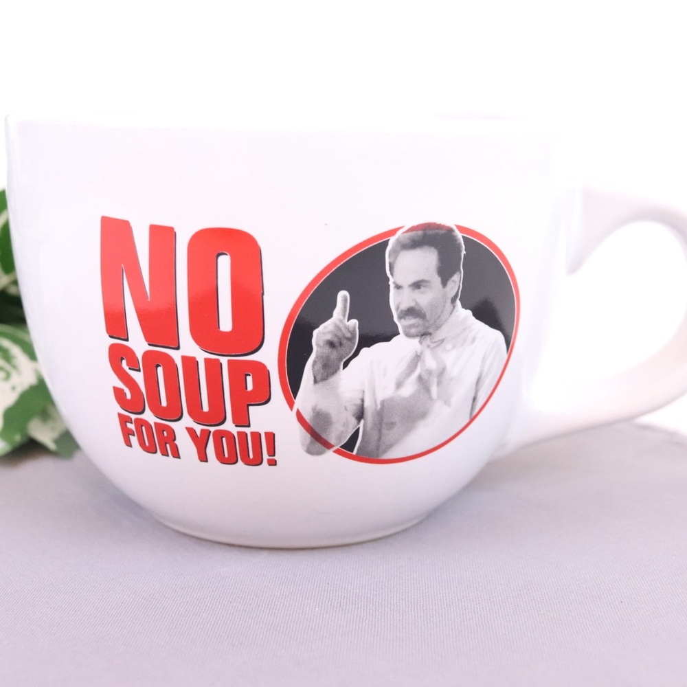 Silver Buffalo Seinfeld No Soup For You 24oz Coffee Mug Collectible